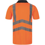 Regatta TRS189 Pro Orange/Navy Two Tone Hi Vis Polo Shirt