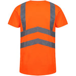 Regatta TRS194 Pro Orange/Navy Two Tone Hi Vis T-Shirt