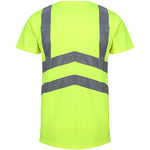Regatta TRS194 Pro Yellow/Navy Two Tone Hi Vis T-Shirt