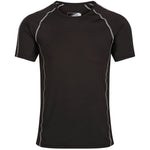 Regatta TRS227 Pro Black Short Sleeve Base Layer Top 180g