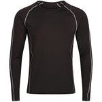Regatta TRS228 Pro Black Long Sleeve Base Layer Top 180g