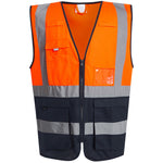 Regatta TRS251 Pro Two Tone Zipped Hi Vis Executive Vest