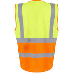 Regatta TRS251 Pro Two Tone Zipped Hi Vis Executive Vest