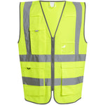 Regatta TRS251 Pro Yellow Zipped Hi Vis Executive Vest