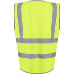 Regatta TRS251 Pro Yellow Zipped Hi Vis Executive Vest
