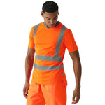 Regatta TRS270 Pro Contract Orange Hi Vis T-Shirt