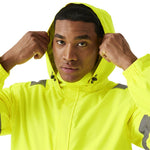 Regatta TRW457 Pro Contract Dover Yellow Waterproof Padded Fleece Lined Hi Vis Jacket