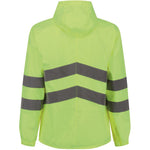 Regatta TRW497 Pro Yellow Hi Vis Waterproof Packaway Jacket