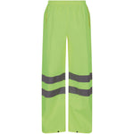 Regatta TRW498 Pro Yellow Hi Vis Waterproof Breathable Packaway Trouser