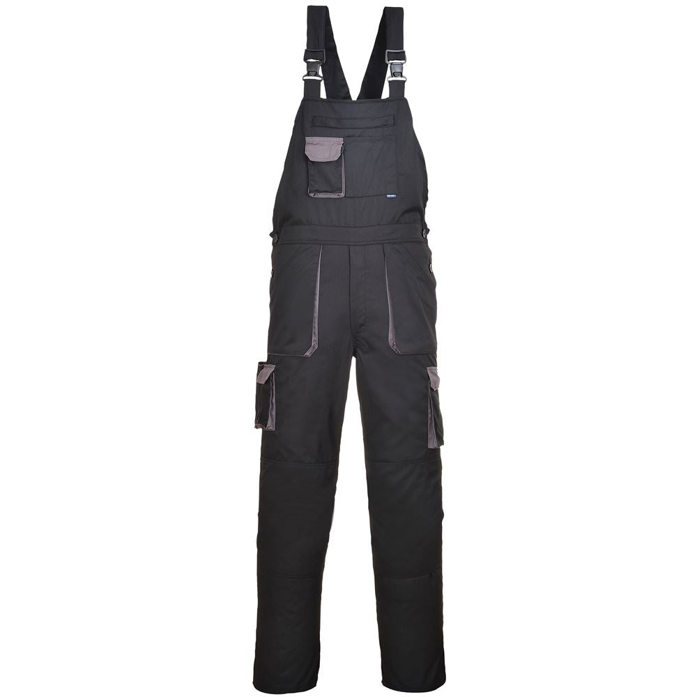 Portwest TX12 Texo Contrast Polycotton Bib & Brace Overalls 245g