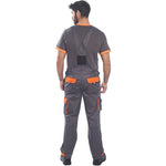 Portwest TX12 Texo Contrast Polycotton Bib & Brace Overalls 245g