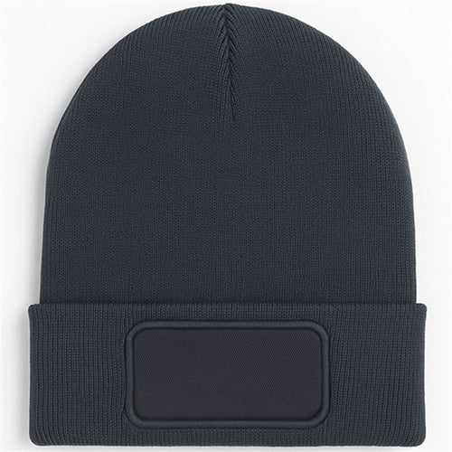 Uneek UC411 Rectangular Patch Knitted Beanie Hat