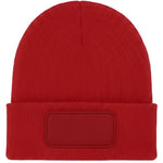 Uneek UC411 Rectangular Patch Knitted Beanie Hat
