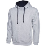 Uneek UC507 Contrast Hooded Sweatshirt 300g