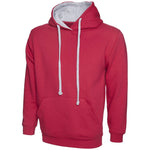 Uneek UC507 Contrast Hooded Sweatshirt 300g