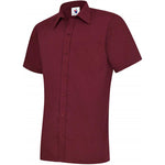 Uneek UC710 Mens Short Sleeve Poplin Shirt 120g