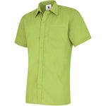 Uneek UC710 Mens Short Sleeve Poplin Shirt 120g