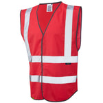Leo Workwear Pilton EcoViz Coloured Reflective Vest