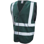 Leo Workwear Pilton EcoViz Coloured Reflective Vest