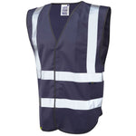 Leo Workwear Pilton EcoViz Coloured Reflective Vest