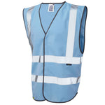 Leo Workwear Pilton EcoViz Coloured Reflective Vest