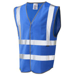 Leo Workwear Pilton EcoViz Coloured Reflective Vest