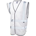 Leo Workwear Pilton EcoViz Coloured Reflective Vest