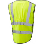 Leo Workwear Barnstaple Yellow EcoViz Superior 3-Part Quick Release Hi Vis Vest