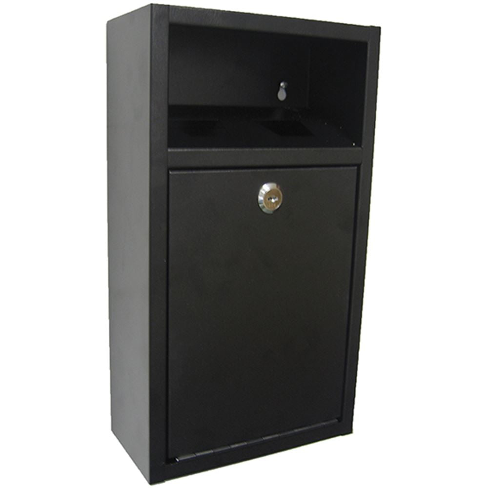 Wall Mounted Cigarette Butt Bin 20x36x10cm
