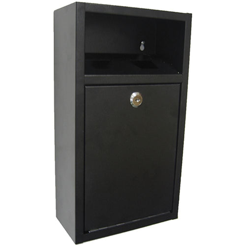 Wall Mounted Cigarette Butt Bin 20x36x10cm
