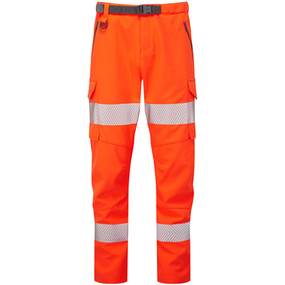 Leo Workwear Starcross Orange EcoViz Stretch Women's Hi Vis Work Trouser