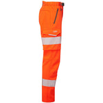 Leo Workwear Starcross Orange EcoViz Stretch Women's Hi Vis Work Trouser