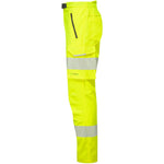 Leo Workwear Starcross Yellow EcoViz Stretch Women's Hi Vis Work Trouser