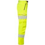 Leo Workwear Starcross Yellow EcoViz Stretch Women's Hi Vis Work Trouser