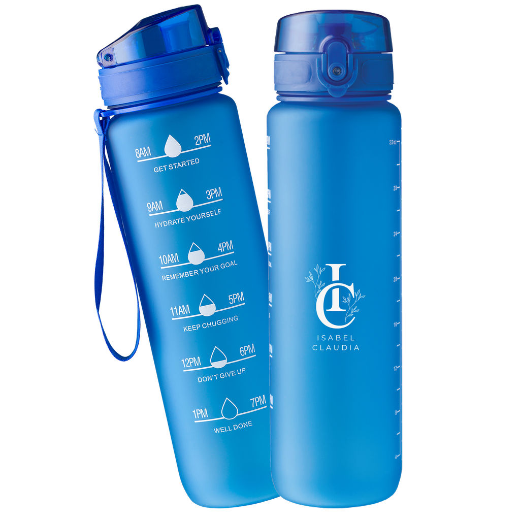 RPET 1000ml Bottle with Time Markings