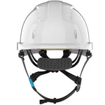 JSP EVOLite Skyworker Industrial Working At Height Safety Helmet - Vented Wheel Ratchet Micro Peak