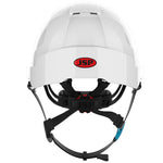 JSP EVOLite Skyworker Industrial Working At Height Safety Helmet - Vented Wheel Ratchet Micro Peak