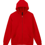 GD068 Softstyle™ Midweight Fleece Adult Full-Zip Hooded Sweatshirt