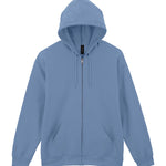 GD068 Softstyle™ Midweight Fleece Adult Full-Zip Hooded Sweatshirt