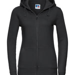 J266F Women'S Authentic Zipped Hooded Sweatshirt