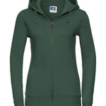 J266F Women'S Authentic Zipped Hooded Sweatshirt