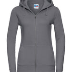 J266F Women'S Authentic Zipped Hooded Sweatshirt