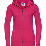 J266F Women'S Authentic Zipped Hooded Sweatshirt