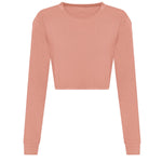 JT016 Women'S Long Sleeve Cropped T