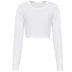 JT016 Women'S Long Sleeve Cropped T