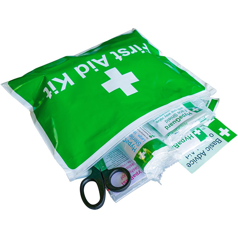 BS8599-1 Off Site Personal First Aid Kit with Vinyl Wallet