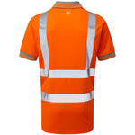 Pulsar PR176-R Rail Orange GRS Recycled Hi Vis Polo Shirt
