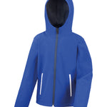 R224J Core Junior Tx Performance Hooded Softshell Jacket