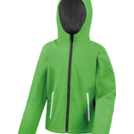 R224J Core Junior Tx Performance Hooded Softshell Jacket
