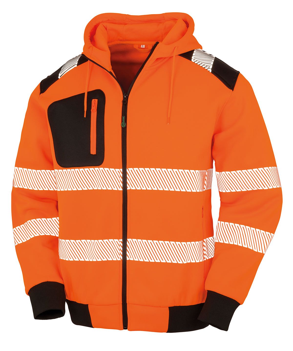 R503X Recycled Robust Zipped Safety Hoodie